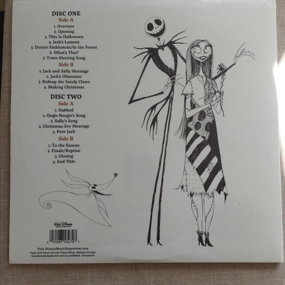 The Nightmare Before Christmas Tim Burton LP Vinyl - Picture 5 of 5